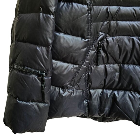 Andrew Marc Puffer Jacket 650 Fill Power Down, Black, Size XL - Picture 3 of 12